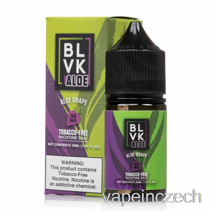 Aloe Hroznová Sůl - Blvk Sůl - 30ml 35mg Vape Bez Nikotinu